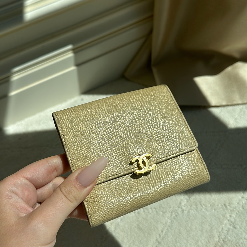 Gold Chanel Wallet